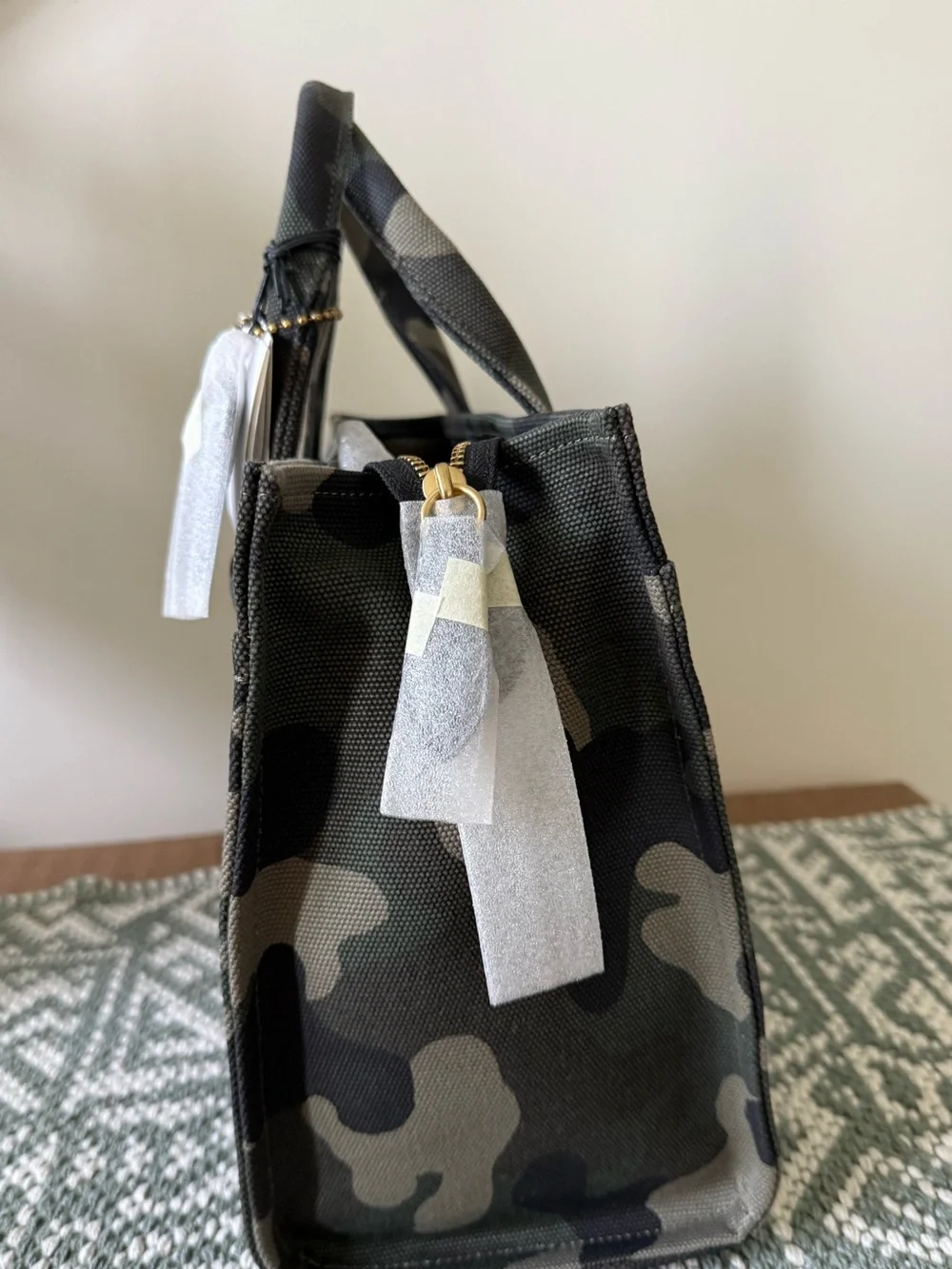 Coach Camo Canvas Tote - Large